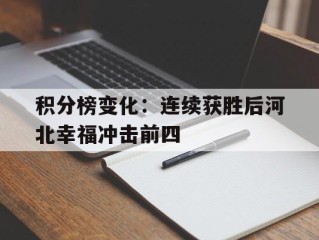 积分榜变化：连续获胜后河北幸福冲击前四的简单介绍